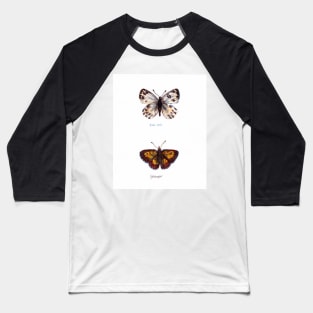 Two British Butterflies Baseball T-Shirt